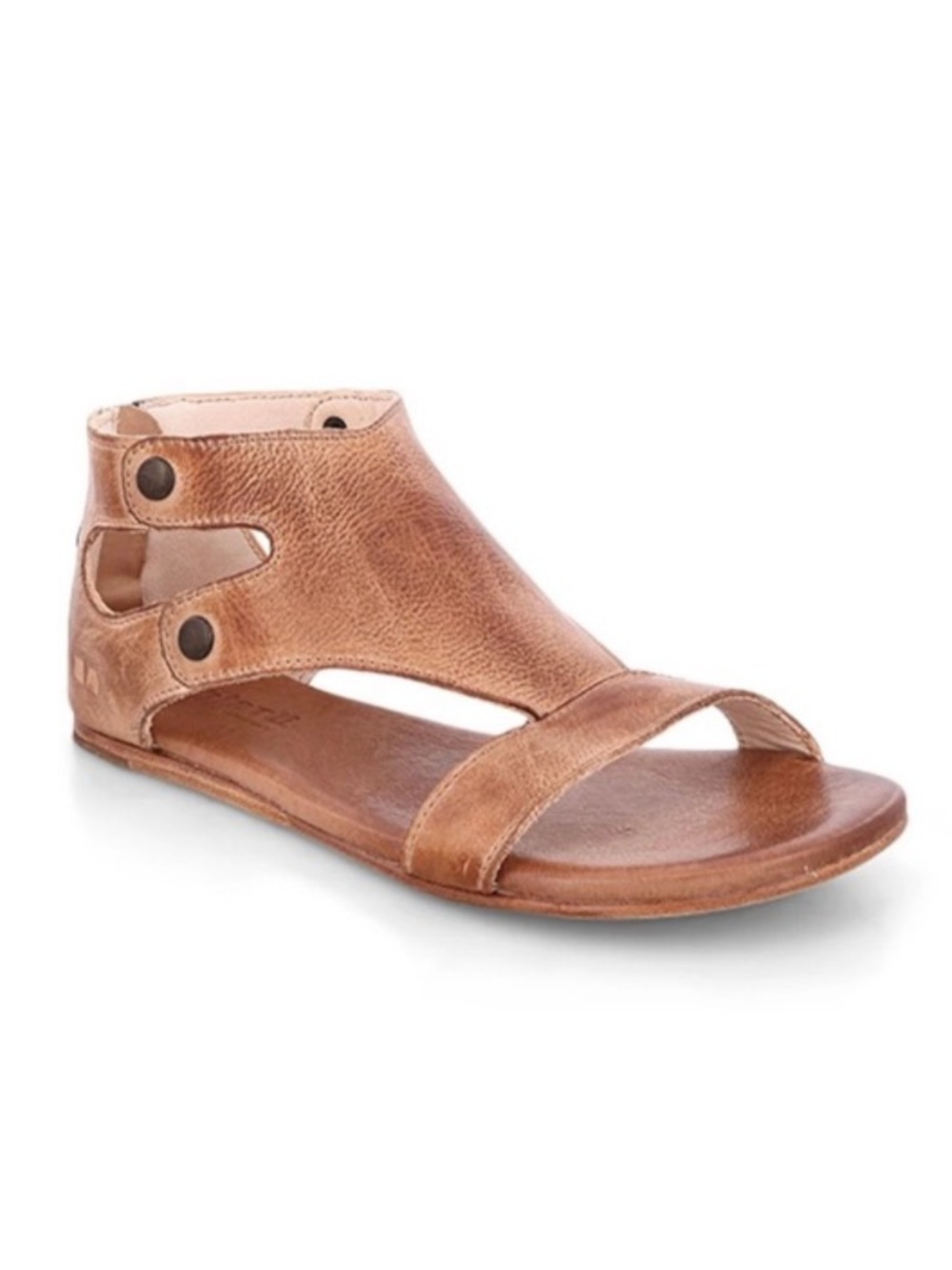 Bed | Stu Soto Tan Leather Sandals | 11 - Picture 1 of 13